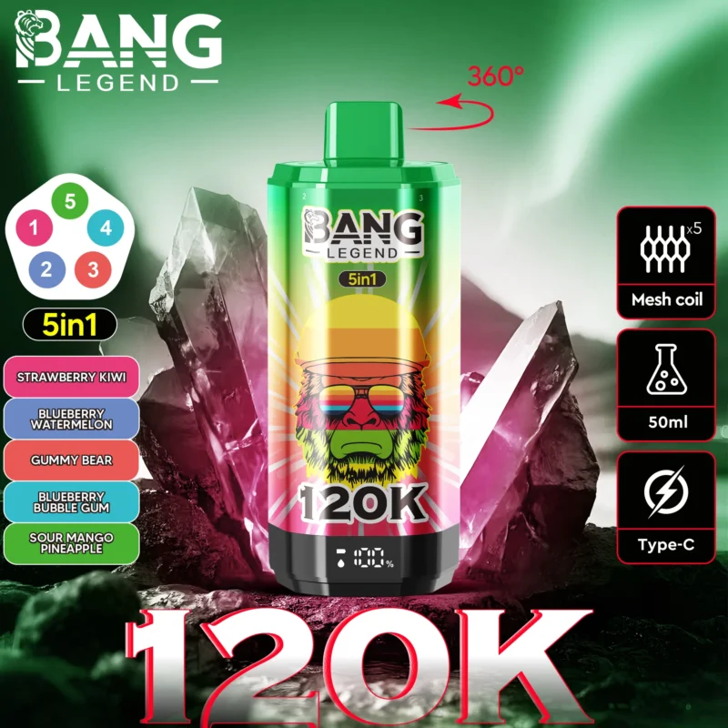 Bang-Legend-120k-eub-strawberry-kiwi-blueberry-watermelon-bear-fudge-blueberry-bubble-gum-sour-mango-pineapple
