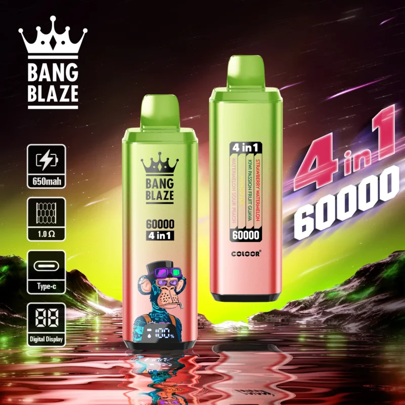 bang-blaze-60k-eub-strawberry-watermelon-kiwi-passion-fruit-guava-mango-ice-watermelon-sour-peach