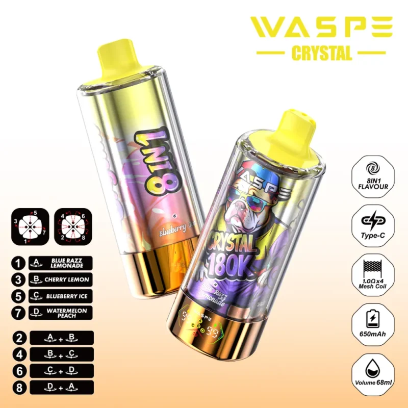 waspe-crystal-180k-8-in-1-flavors-eub-blue-razzlemonade-and-cherry-lemon-and-blueberry-ice-and-watermelon-peach