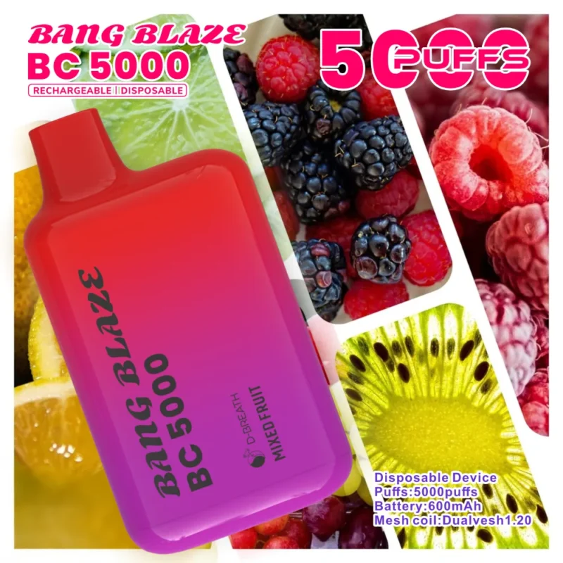 Euvape Bang Bc Blaze Disposable Vape device view