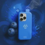Euvape Humocase Razz Blue Disposable Vape device