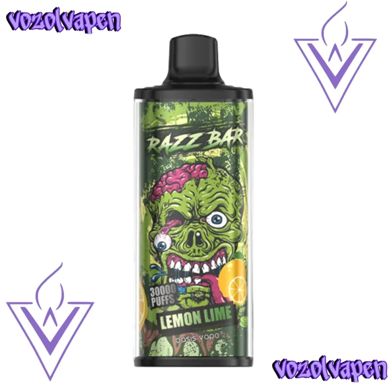 Euvapetop Razz Lemon Puffs Disposable Vape device