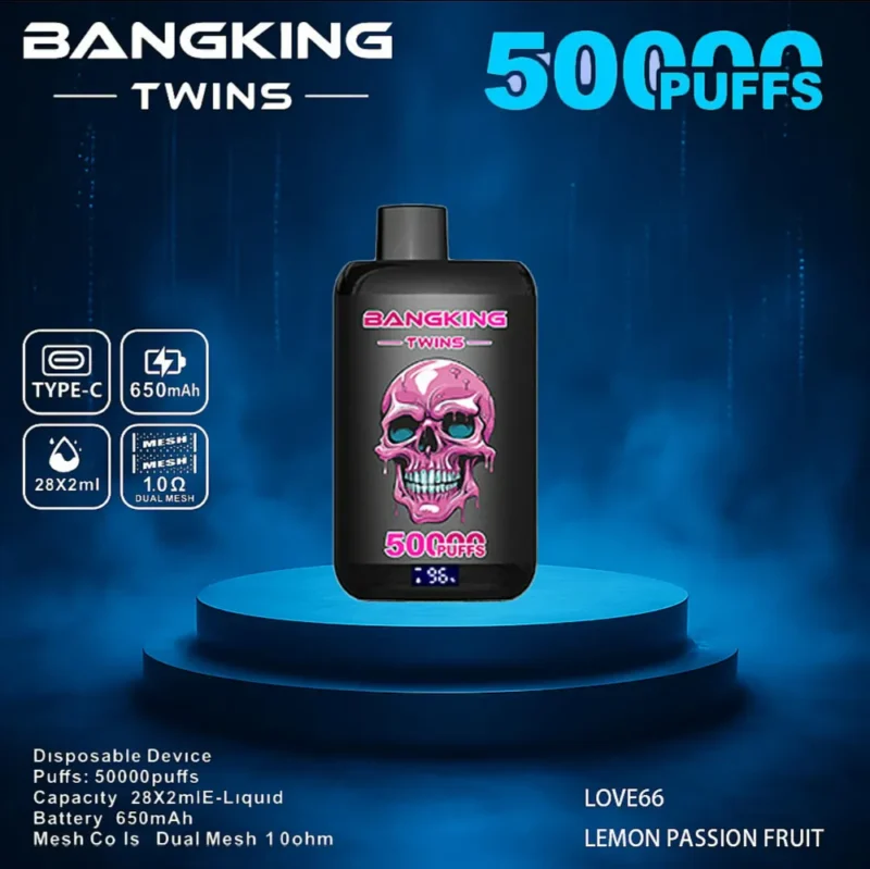 Euvapetop Bang Twins King Disposable Vape device image
