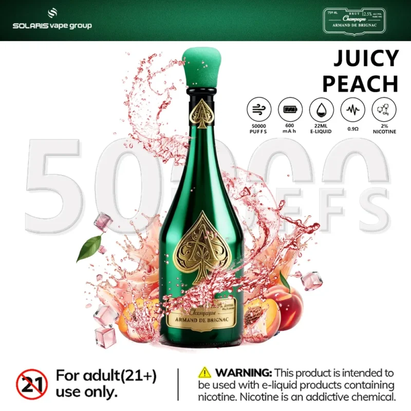 Euvapetop Champagne Puffs Vape Disposable device variant