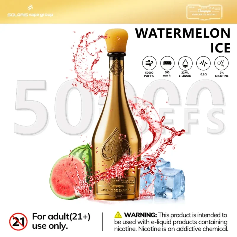 Euvapetop Champagne Puffs Vape Disposable device image 2
