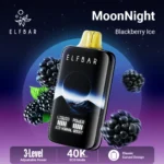 Euvapetop Elfbar Blackberry Moonnight Disposable Vape device