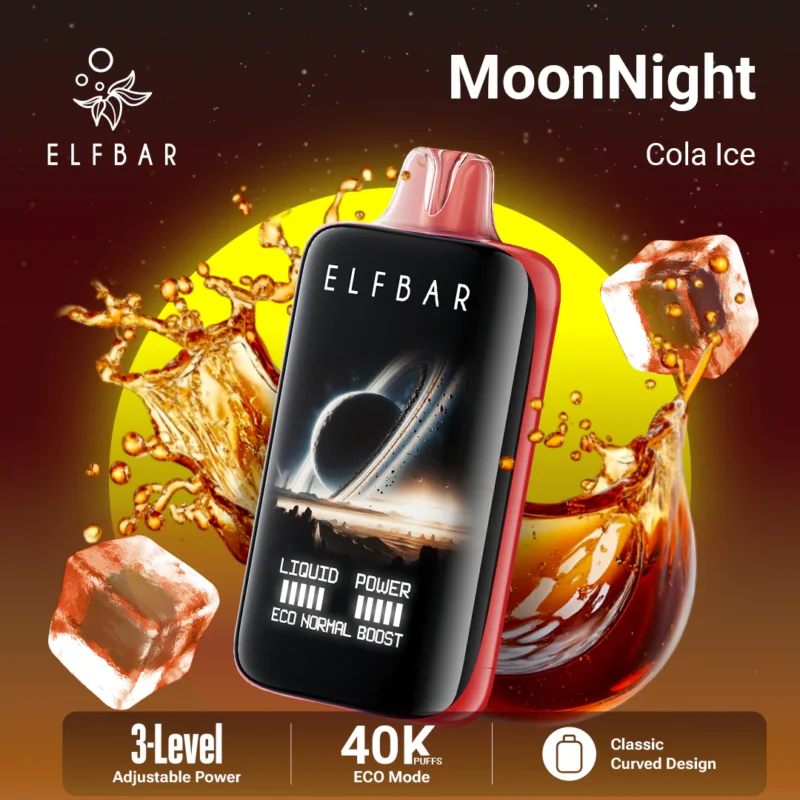 Euvapetop Elfbar Cola Moonnight Disposable Vape device