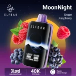 Euvapetop Elfbar Grape Moonnight Disposable Vape device