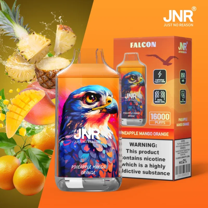 Euvapetop Jnr Puffar Falcon Disposable Vape device detail