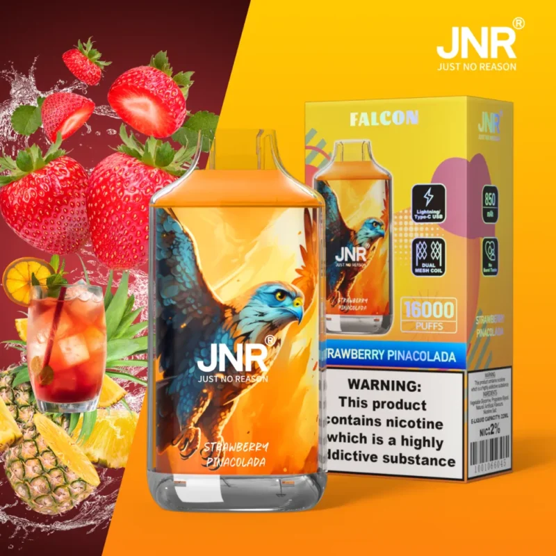 Euvapetop Jnr Puffar Falcon Disposable Vape device design 2