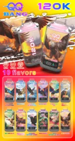 Euvapetop Qq Puffs Bang Disposable Vape device view 4