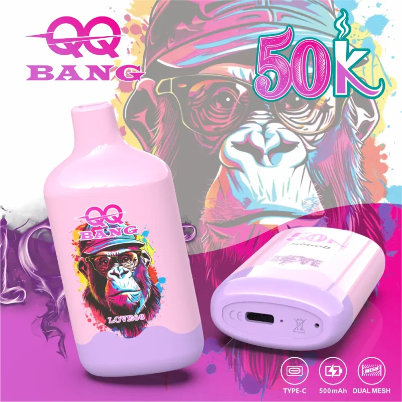 Euvapetop Qq Puffs Bang Disposable Vape device view