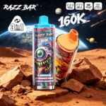 Euvapetop Razz Puffs Bar Disposable Vape device design