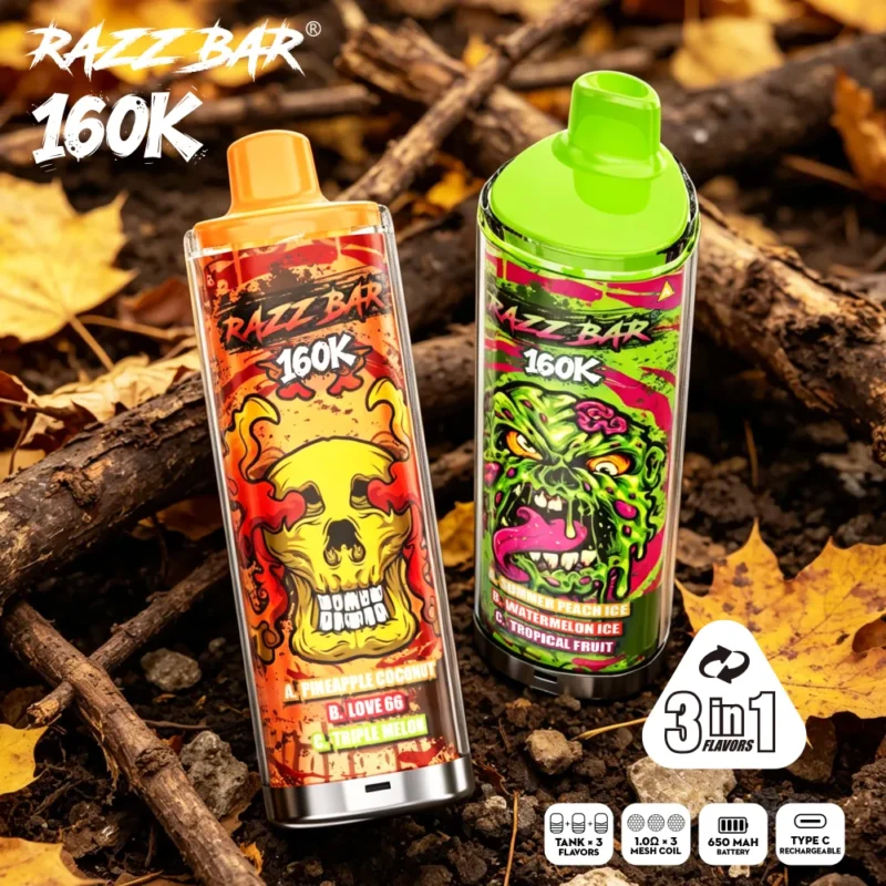 Euvapetop Razz Puffs Bar Disposable Vape device design 2