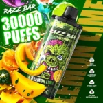 Euvapetop Razz Puffar Bar Disposable Vape device detail 3