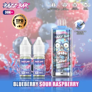 Euvapetop Razz 30k Bar Disposable Vape device view