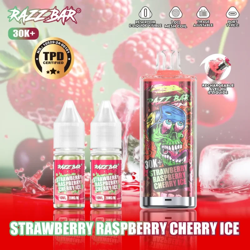 Euvapetop Razz 30k Bar Disposable Vape device variant 3