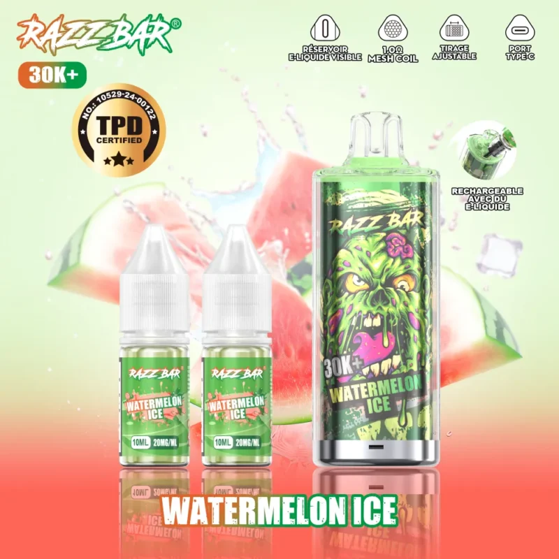 Euvapetop Razz 30k Bar Disposable Vape device design 4