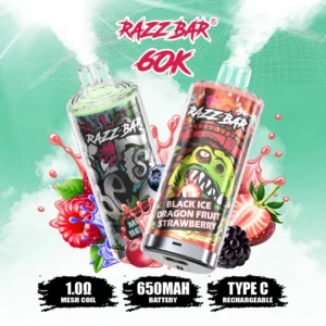 Euvapetop Razz 60k Bar Disposable Vape device