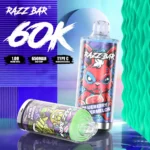 Euvapetop Razz Puffar Bar Disposable Vape device detail
