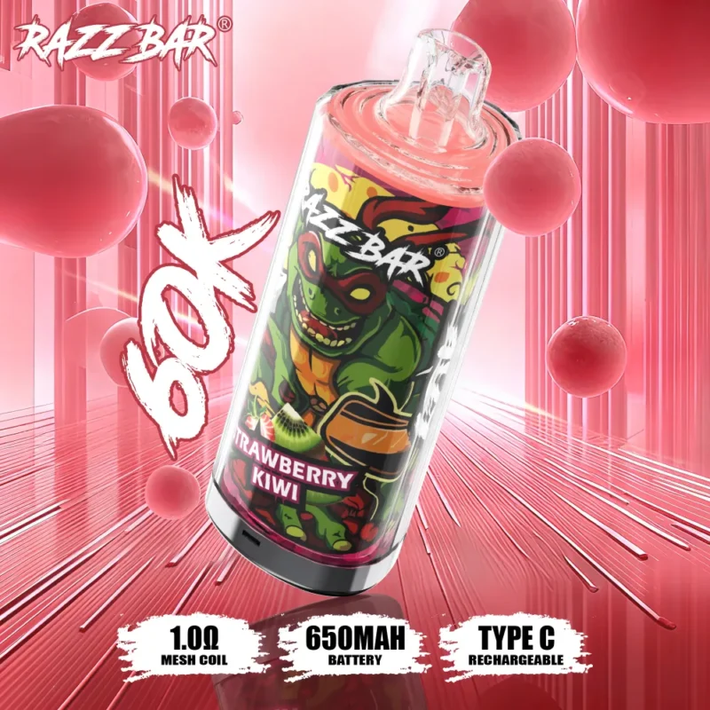 Euvapetop Razz Puffar Bar Disposable Vape device