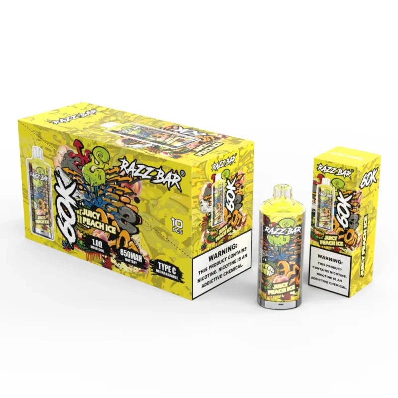 Euvapetop Razz Puffar Bar Disposable Vape device detail 2