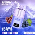 Euvapetop Vopk Puffs Crystal Disposable Vape device view