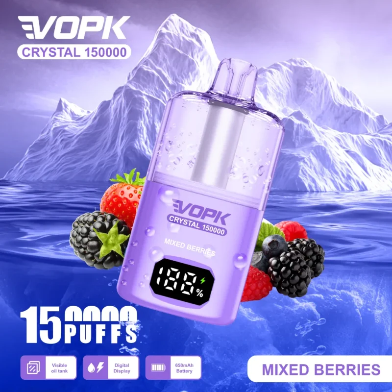Euvapetop Vopk Puffs Crystal Disposable Vape device variant 2