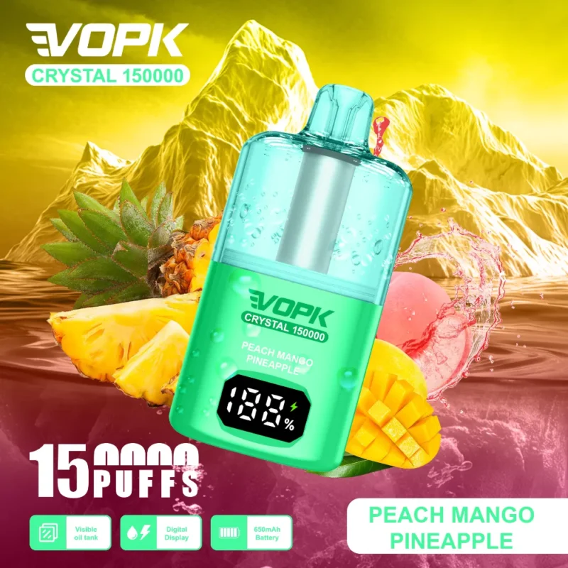 Euvapetop Vopk Puffs Crystal Disposable Vape device image 2