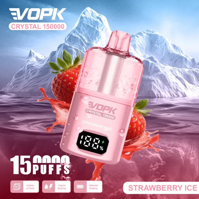 Euvapetop Vopk Puffs Crystal Disposable Vape device design 3