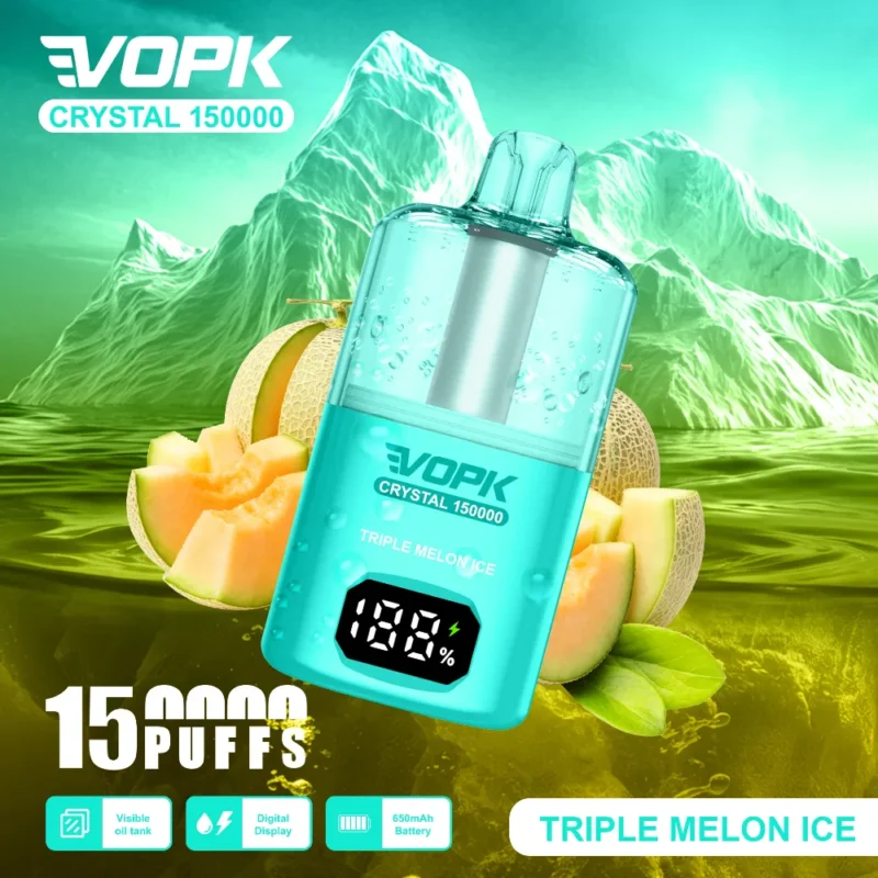 Euvapetop Vopk Puffs Crystal Disposable Vape device image 3