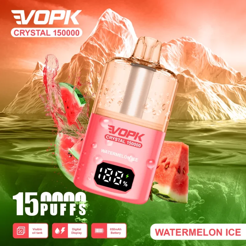 Euvapetop Vopk Puffs Crystal Disposable Vape device detail 4