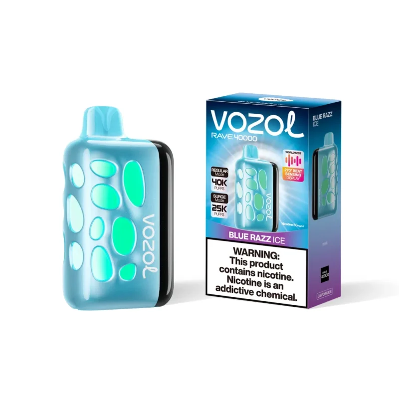 Euvapetop Vozol Blue Rave Disposable Vape device