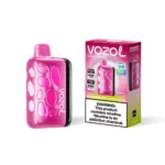 Euvapetop Vozol Strawberry Rave Disposable Vape device view