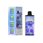 BANGDE 150K Blueberry Sour Raspberry disposable vape and retail box