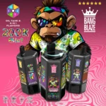 Bang Blaze 200K 6 in 1 Disposable Vape Banana Ice flavor with 200000 puffs and Type-C charging device detail