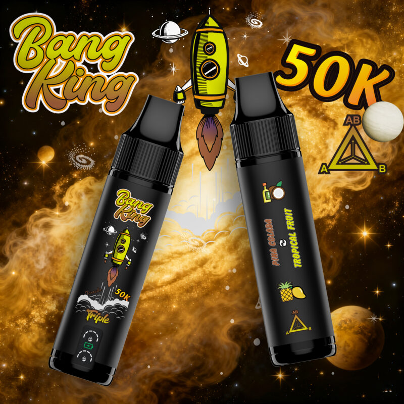 Bang King Triple 50000 rechargeable vape with LED display