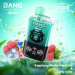 Bang Leader Stoll 120K rechargeable disposable vape delivering up to 120000 puffs