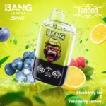 Bang Leader Stoll 120K rechargeable disposable vape with OLED screen and dual flavor system