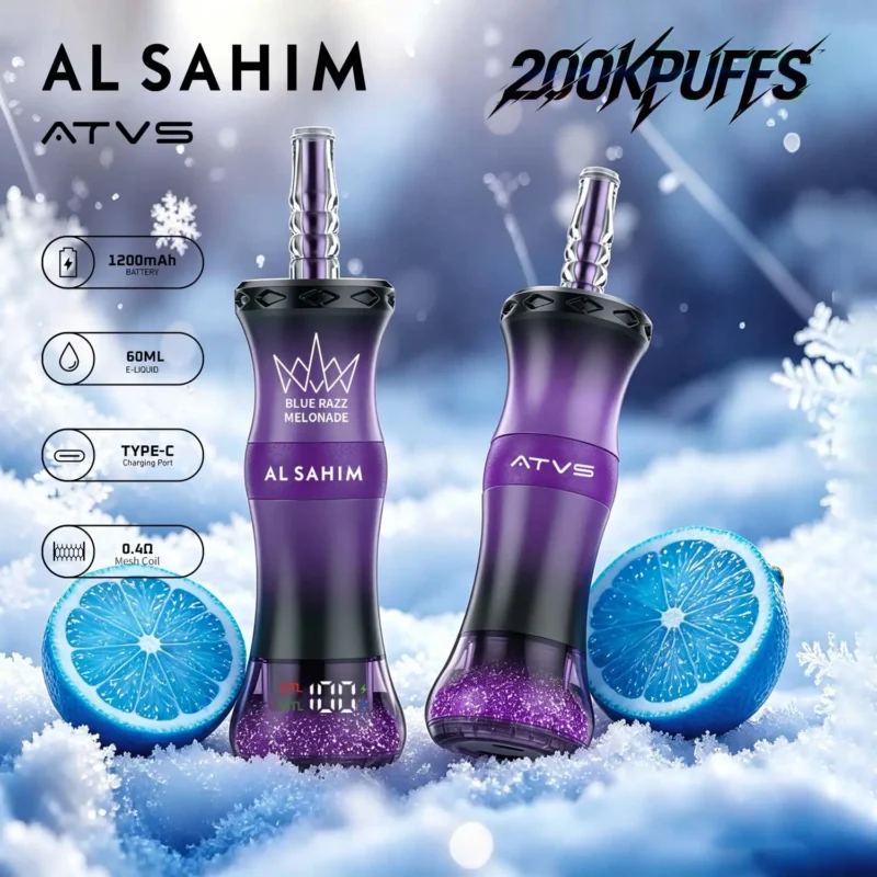Euvape Atvs Sahim Al Disposable Vape Al Fakher 60k same mode device design