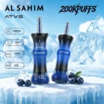 Euvape Atvs Sahim Al Al Fakher 60k same mode Disposable Vape device