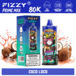 Fizzy Prime Max 80K Coco Loco vape and packaging