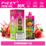 Fizzy Prime Max 80K Strawberry Ice vape and packaging