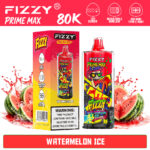 Fizzy Prime Max 80K Watermelon Ice vape and packaging