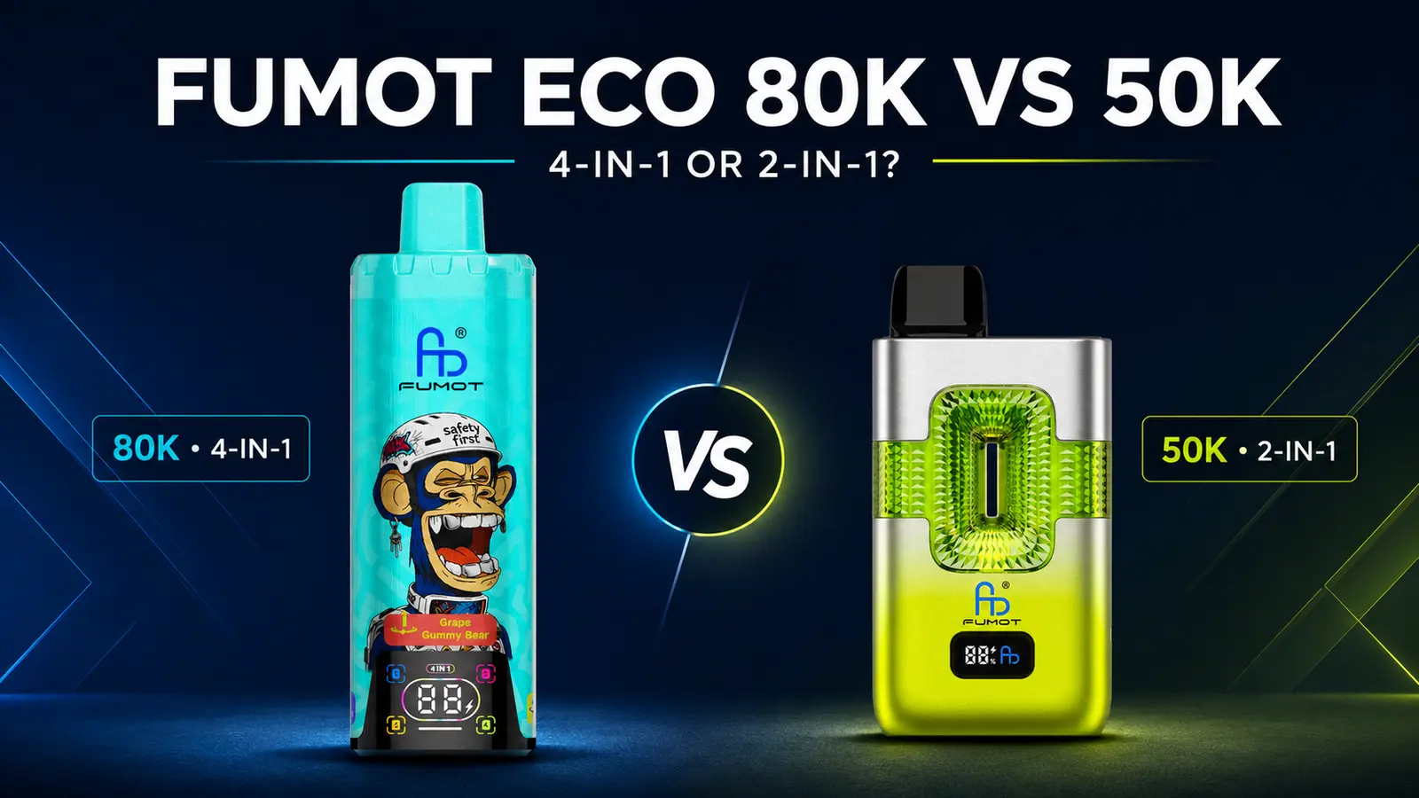 Fumot Eco 80K and Fumot Eco 50K model comparison