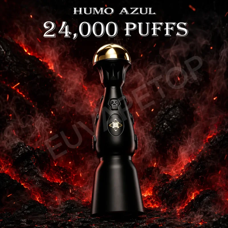 Humo Azul Black 24k Disposable Vape device detail