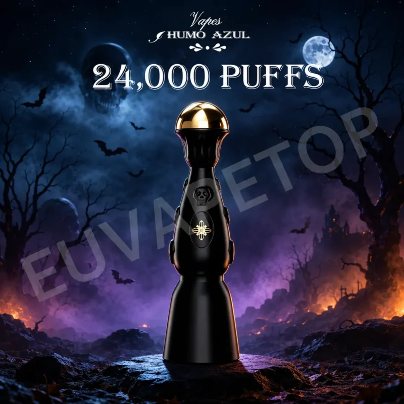HUMO AZUL Dark Night Edition 24K with black and gold design