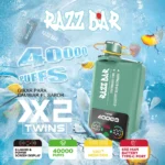Razz Bar 40K Crystal vape with 40000 puffs and smart display