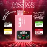 Razz Bar 40K rechargeable disposable vape with mesh coil