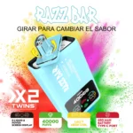 Razz Bar 40000 vape with dual flavor switching